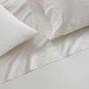 imageMartha Stewart  Queen Size Sheet Set Crisp amp Tailored Sheets with a Smooth Cotton Percale Feel  Striped Bed Sheets with Matching Pillowcases amp Fitted Sheet Leaf Stripe PinkStripe White