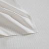 imageMartha Stewart  Queen Size Sheet Set Crisp amp Tailored Sheets with a Smooth Cotton Percale Feel  Striped Bed Sheets with Matching Pillowcases amp Fitted Sheet Leaf Stripe PinkStripe White
