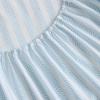 imageMartha Stewart  Queen Size Sheet Set Crisp amp Tailored Sheets with a Smooth Cotton Percale Feel  Striped Bed Sheets with Matching Pillowcases amp Fitted Sheet Leaf Stripe PinkLeaf Stripe Blue