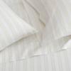 imageMartha Stewart  Queen Size Sheet Set Crisp amp Tailored Sheets with a Smooth Cotton Percale Feel  Striped Bed Sheets with Matching Pillowcases amp Fitted Sheet Leaf Stripe PinkFrancesca Stripe Beige