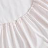 imageMartha Stewart  Queen Size Sheet Set Crisp amp Tailored Sheets with a Smooth Cotton Percale Feel  Striped Bed Sheets with Matching Pillowcases amp Fitted Sheet Leaf Stripe PinkLeaf Stripe Pink