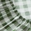 imageMartha Stewart  Queen Size Sheet Set Crisp amp Tailored Sheets with a Smooth Cotton Percale Feel  Striped Bed Sheets with Matching Pillowcases amp Fitted Sheet Leaf Stripe PinkMadison Gingham Green