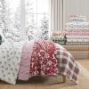 imageMartha Stewart  Queen Size Sheet Set Crisp amp Tailored Sheets with a Smooth Cotton Percale Feel  Striped Bed Sheets with Matching Pillowcases amp Fitted Sheet Leaf Stripe PinkMadison Gingham Green