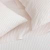 imageMartha Stewart  Queen Size Sheet Set Crisp amp Tailored Sheets with a Smooth Cotton Percale Feel  Striped Bed Sheets with Matching Pillowcases amp Fitted Sheet Leaf Stripe PinkTicking Stripe Pink