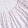 imageMartha Stewart  Queen Size Sheet Set Crisp amp Tailored Sheets with a Smooth Cotton Percale Feel  Striped Bed Sheets with Matching Pillowcases amp Fitted Sheet Leaf Stripe PinkFloral Stripe Pink