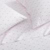 imageMartha Stewart  Queen Size Sheet Set Crisp amp Tailored Sheets with a Smooth Cotton Percale Feel  Striped Bed Sheets with Matching Pillowcases amp Fitted Sheet Leaf Stripe PinkFloral Stripe Pink