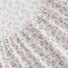 imageMartha Stewart  Queen Size Sheet Set Crisp amp Tailored Sheets with a Smooth Cotton Percale Feel  Striped Bed Sheets with Matching Pillowcases amp Fitted Sheet Leaf Stripe PinkKennedy Floral Pink