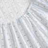 imageMartha Stewart  Queen Size Sheet Set Crisp amp Tailored Sheets with a Smooth Cotton Percale Feel  Striped Bed Sheets with Matching Pillowcases amp Fitted Sheet Leaf Stripe PinkFloral Stripe Blue