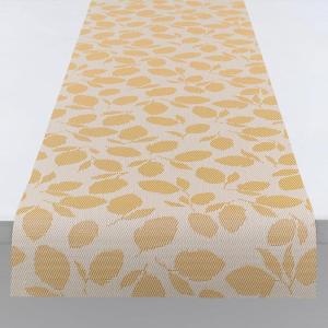 imageMartha by Martha Stewart  Chilewich Lemon Leaves Woven Table Runner  Reusable StainResistant IndoorOutdoor Dining Table Decorations  14 x 72  GoldenrodGoldenrod