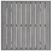 image:imageMartha Stewart Bedford 355 Square Bar Height Patio Table with Trestle Base IndoorOutdoor Aluminum Dining Table with Seating for 4 Brushed Gray Woodgrain FinishGrey