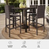 image:imageMartha Stewart Bedford IndoorOutdoor Patio Bar Stools with Rattan Wicker Finish in Brown Set of 2Brown