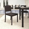 image:imageMartha Stewart Bedford IndoorOutdoor Stackable Patio Chairs with Rattan Wicker Finish in Gray Set of 2Brown