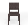 image:imageMartha Stewart Bedford IndoorOutdoor Stackable Patio Chairs with Rattan Wicker Finish in Gray Set of 2Brown