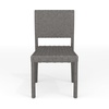 image:imageMartha Stewart Bedford IndoorOutdoor Stackable Patio Chairs with Rattan Wicker Finish in Gray Set of 2Grey
