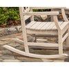 image:imageMartha Stewart by POLYWOOD Chinoiserie 3Piece Outdoor Rocking Chair Set with Patio Side Table White HDPE AllWeather Furniture Classic Porch Rockers for Deck Garden amp Backyard Made in The USABlack