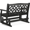 image:imageMartha Stewart by POLYWOOD Chinoiserie 48 Glider in SandBlack