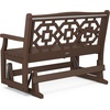 image:imageMartha Stewart by POLYWOOD Chinoiserie 48 Glider in SandMahogany