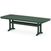 image:imageMartha Stewart by POLYWOOD Chinoiserie 9Piece Dining Set with Trestle Legs in TeakGreen