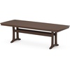 image:imageMartha Stewart by POLYWOOD Chinoiserie 9Piece Dining Set with Trestle Legs in TeakMahogany