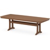 image:imageMartha Stewart by POLYWOOD Chinoiserie 9Piece Dining Set with Trestle Legs in TeakTeak