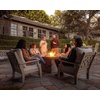 image:imageMartha Stewart by POLYWOOD Chinoiserie Outdoor Deep Seating Chair with Cushion Slate GreyNatural Linen Durable and Comfortable HDPE AllWeather Patio Furniture for Deck Backyard Made in The USABlack  Grey Mist
