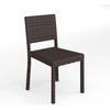image:imageMartha Stewart Bedford IndoorOutdoor Stackable Patio Chairs with Rattan Wicker Finish in Gray Set of 2Brown