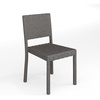 image:imageMartha Stewart Bedford IndoorOutdoor Stackable Patio Chairs with Rattan Wicker Finish in Gray Set of 2Grey