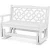image:imageMartha Stewart by POLYWOOD Chinoiserie 48 Glider in SandWhite