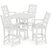 image:imageMartha Stewart by POLYWOOD Chinoiserie 5Piece Bar Set in BlackCOLORNAME
