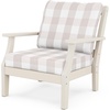 Sand / Buffalo Plaid Dune Burlap