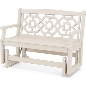 image:imageMartha Stewart by POLYWOOD Chinoiserie 48 Glider in SandSand