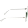 image:imageMartha Stewart Womens Martha Stewart Rounded Panto Plastic Frame With a Slim Metal BridgeWhite