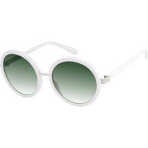 image:imageMartha Stewart Womens Martha Stewart Rounded Panto Plastic Frame With a Slim Metal BridgeWhite