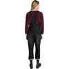 image:imageMartha Stewart Convertible Overall Denim Utility Jumpsuit Adjustable Cotton Workwear Stretch BibsBlack Wash