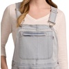 image:imageMartha Stewart Convertible Overall Denim Utility Jumpsuit Adjustable Cotton Workwear Stretch BibsBleach Wash