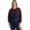 image:imageMartha Stewart Convertible Overall Denim Utility Jumpsuit Adjustable Cotton Workwear Stretch BibsDark Rinse