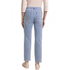 image:imageMartha Stewart Womens PullOn Straight Ankle Pant Stretch Twill amp Denim Casual Trouser with Full Elastic WaistbandLight Wash