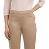 image:imageMartha Stewart Womens PullOn Straight Ankle Pant Stretch Twill amp Denim Casual Trouser with Full Elastic WaistbandSand