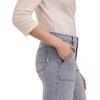 image:imageMartha Stewart Womens Straight Leg Patch Pocket Pant Soft Stretch Denim amp Twill Trouser with Waist StabilizerPale Wash