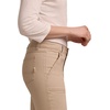 image:imageMartha Stewart Womens Straight Leg Patch Pocket Pant Soft Stretch Denim amp Twill Trouser with Waist StabilizerSand