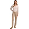 image:imageMartha Stewart Womens Straight Leg Patch Pocket Pant Soft Stretch Denim amp Twill Trouser with Waist StabilizerSand