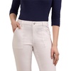 image:imageMartha Stewart Womens Straight Leg Patch Pocket Pant Soft Stretch Denim amp Twill Trouser with Waist StabilizerWhite