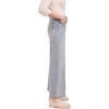 image:imageMartha Stewart Womens Wide Leg Pintuck Pant HighRise Soft Stretch Denim amp Twill Trouser with Front Seam DetailPale Wash