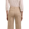 image:imageMartha Stewart Womens Wide Leg Pintuck Pant HighRise Soft Stretch Denim amp Twill Trouser with Front Seam DetailSand