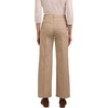 image:imageMartha Stewart Womens Wide Leg Pintuck Pant HighRise Soft Stretch Denim amp Twill Trouser with Front Seam DetailSand