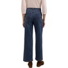 image:imageMartha Stewart Womens Wide Leg Pintuck Pant HighRise Soft Stretch Denim amp Twill Trouser with Front Seam DetailVintage Wash