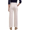 image:imageMartha Stewart Womens Wide Leg Pintuck Pant HighRise Soft Stretch Denim amp Twill Trouser with Front Seam DetailWhite