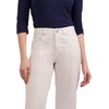 image:imageMartha Stewart Womens Wide Leg Pintuck Pant HighRise Soft Stretch Denim amp Twill Trouser with Front Seam DetailWhite