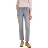 image:imageMartha Stewart Womens Straight Leg Patch Pocket Pant Soft Stretch Denim amp Twill Trouser with Waist StabilizerPale Wash