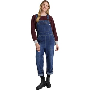 image:imageMartha Stewart Convertible Overall Denim Utility Jumpsuit Adjustable Cotton Workwear Stretch BibsVintage Wash